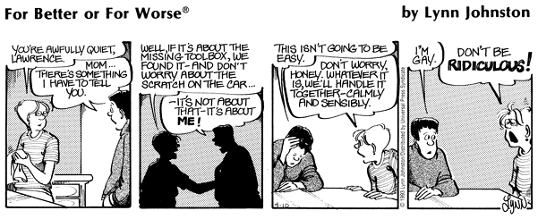 A strip from Lawrence's story