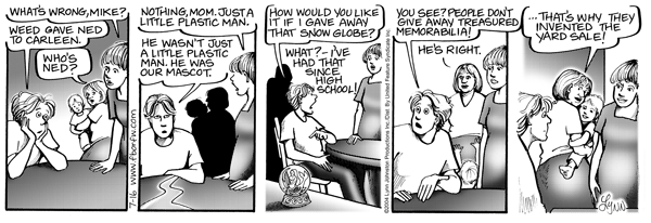 FBorFW strip: Ominous mention of a yard sale